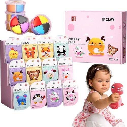 خمیر بازی کلی طرح حیوانات