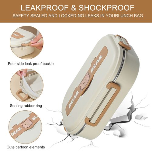 ست ظرف غذا استیل ۴ قسمتی