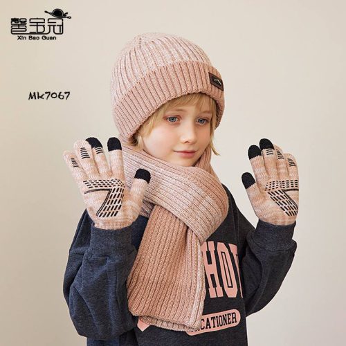 ست شال و کلاه و دستکش