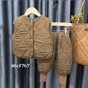 ⁨ ست ژیله شلوار کاپشنی اسپرت