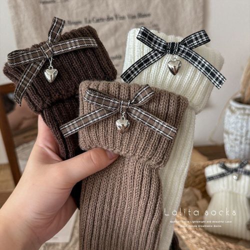 ساق پا بچگانه بافتنی دخترانه