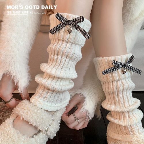 ساق پا بچگانه بافتنی دخترانه