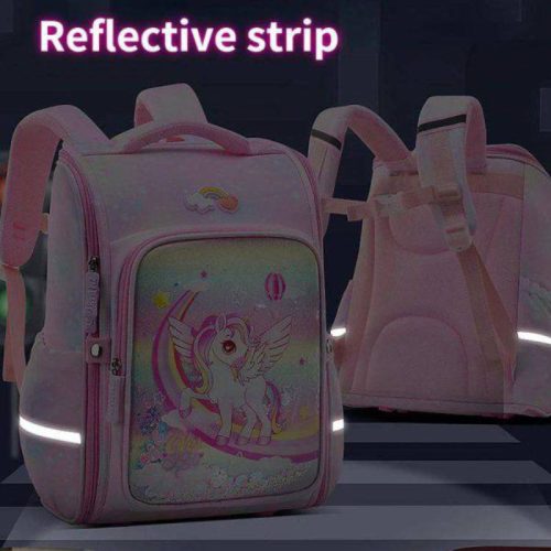 کوله پشتی صندوقی طرح یونیکورن آکواریومی