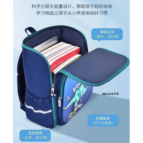 کوله پشتي صندوقی طرح برجسته