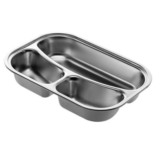 ظرف غذا های استیل ۳ قسمتی