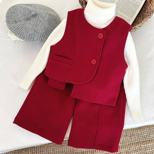 ست ژیله شلوار مخملی