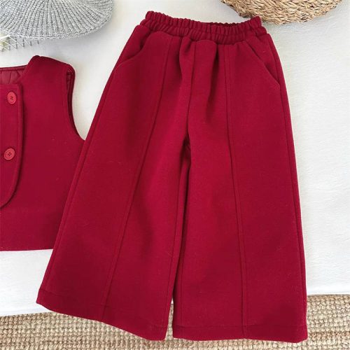 ست ژیله شلوار مخملی