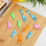 چنگال میوه کودک طرح حیوانات فانتزی