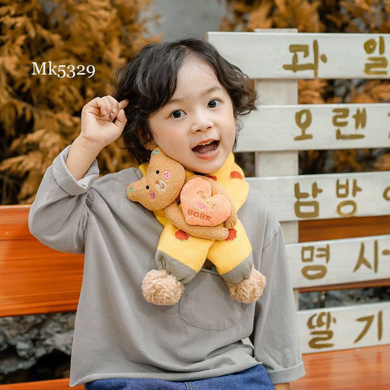 ست شال و کلاه بافت طرح حیوانات