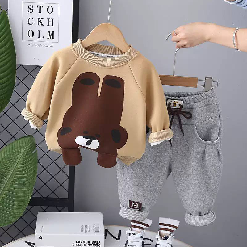 ست بلوز شلوار طرح خرسی