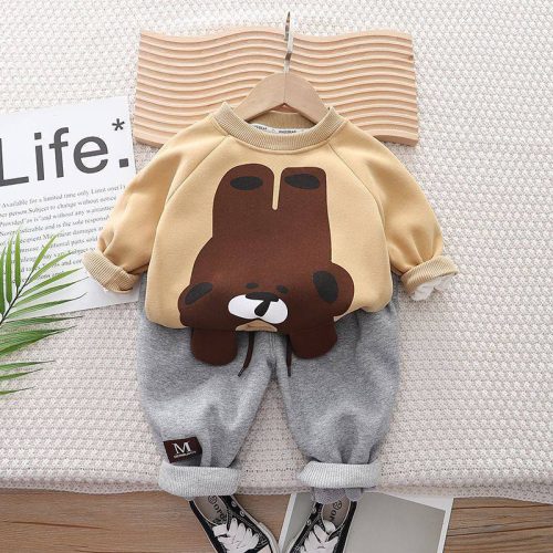 ست بلوز شلوار طرح خرسی