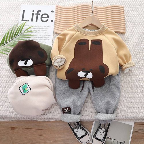 ست بلوز شلوار طرح خرسی