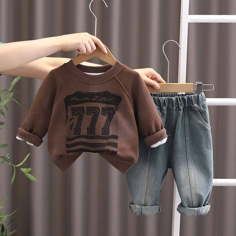 ⁨ ست بلوز شلوار جین طرح 777