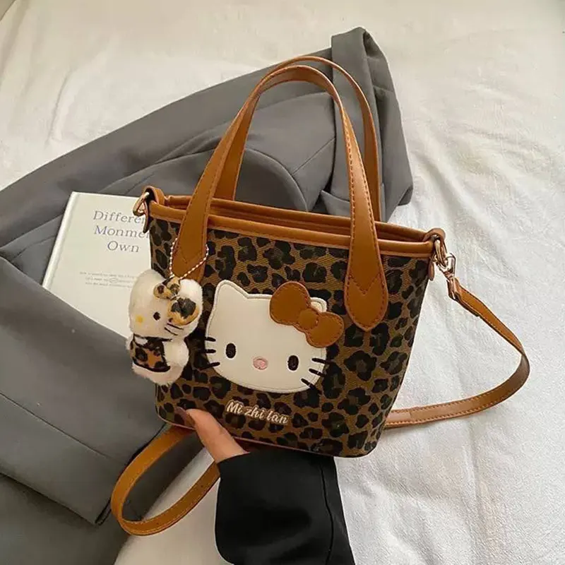 کیف دستی کیتی طرح پلنگی وارداتی