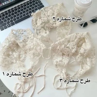اسکارف فانتزی طرح گیپور (مناسب ۶ ماه تا بزرگسال)