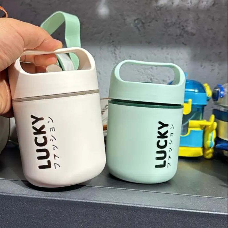 ظرف غداهای استیل طرح lucky