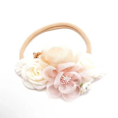 هدبند فانتزی طرح flower (مناسب نوزادی تا 2 سال)