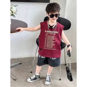 ست رکابی شلوارک پسرانه وارداتی (مناسب 2 تا 10 سال)